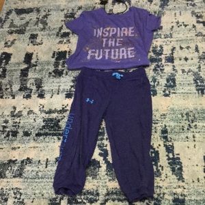 Purple active/lounge set